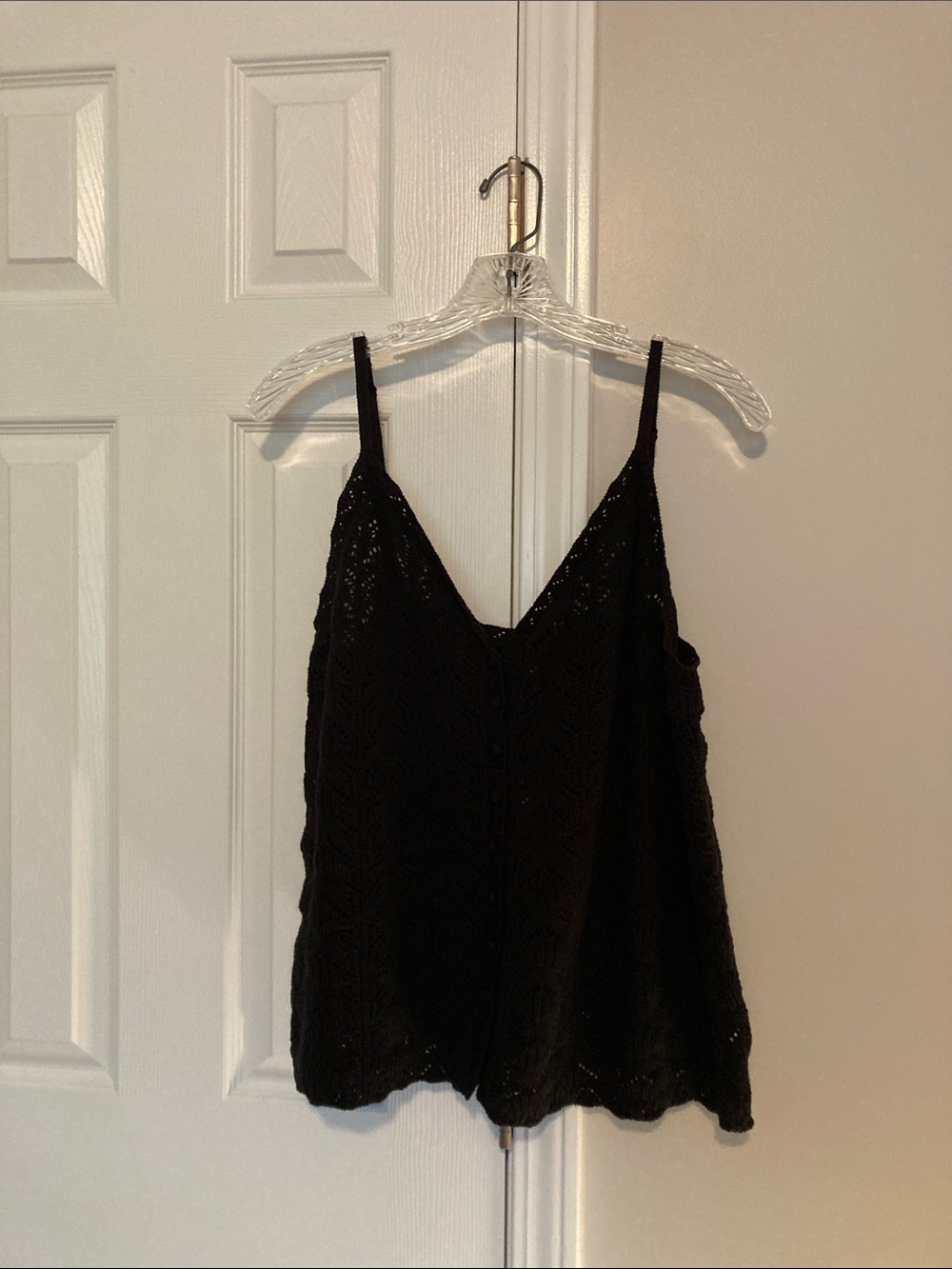 Aerie sweater button front tank top